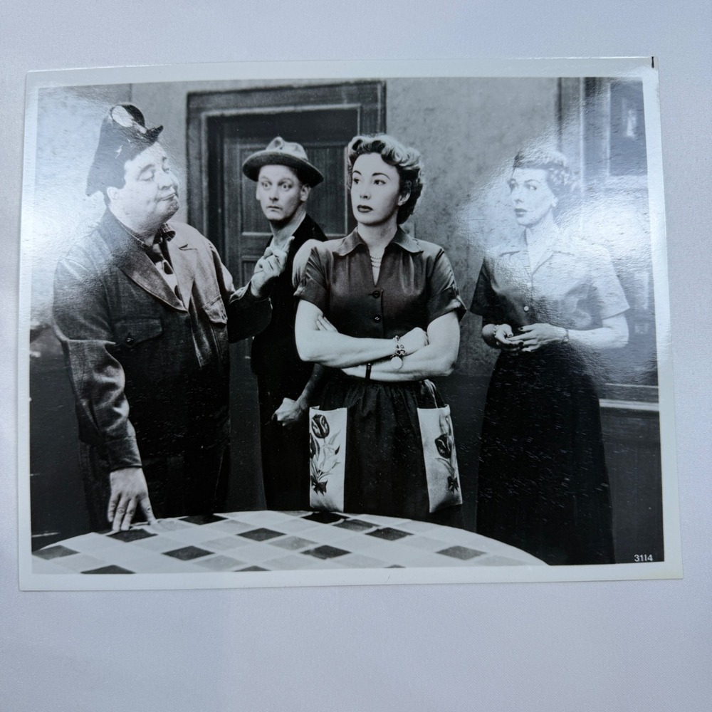 The Honeymooners Photo Print Cast Jackie Gleason Art Carney 8x10 B&W Glossy